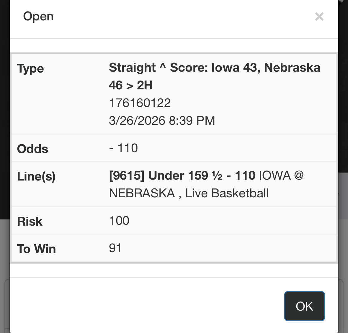 JonnyBets's tweet photo. Who let an Iowa total get up to 159??

Algo system play..

Let’s get into the night shift 🤌 https://t.co/rPuTDuKZn9