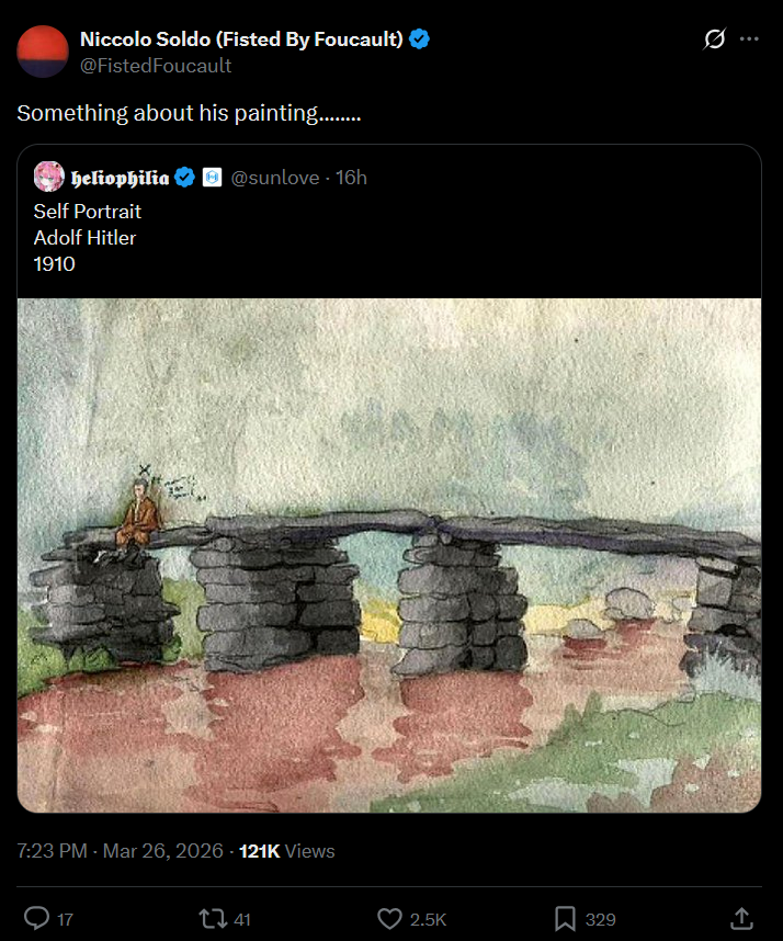 Niccolo Soldo (Fisted By Foucault) tweet media