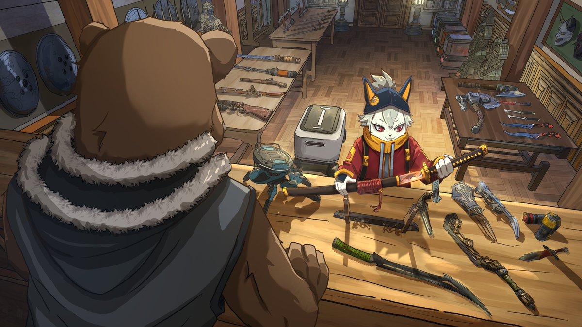 nani_origin's tweet photo. What weapon will Nani choose for his upcoming battle⁉️ https://t.co/0sHHEXYddu
