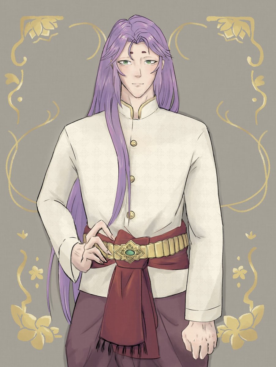 aristalafleur's tweet photo. “A Troublemaker of the Aries Mage Court”
-for Aries Mu’s Birthday, 27/03/2026
⚠︎ Thai Fantasy Period AU ⚠︎
#SaintSeiya
#AriesMu
#牡羊座のムウ生誕祭2026 https://t.co/hdKLkFd6Hs
