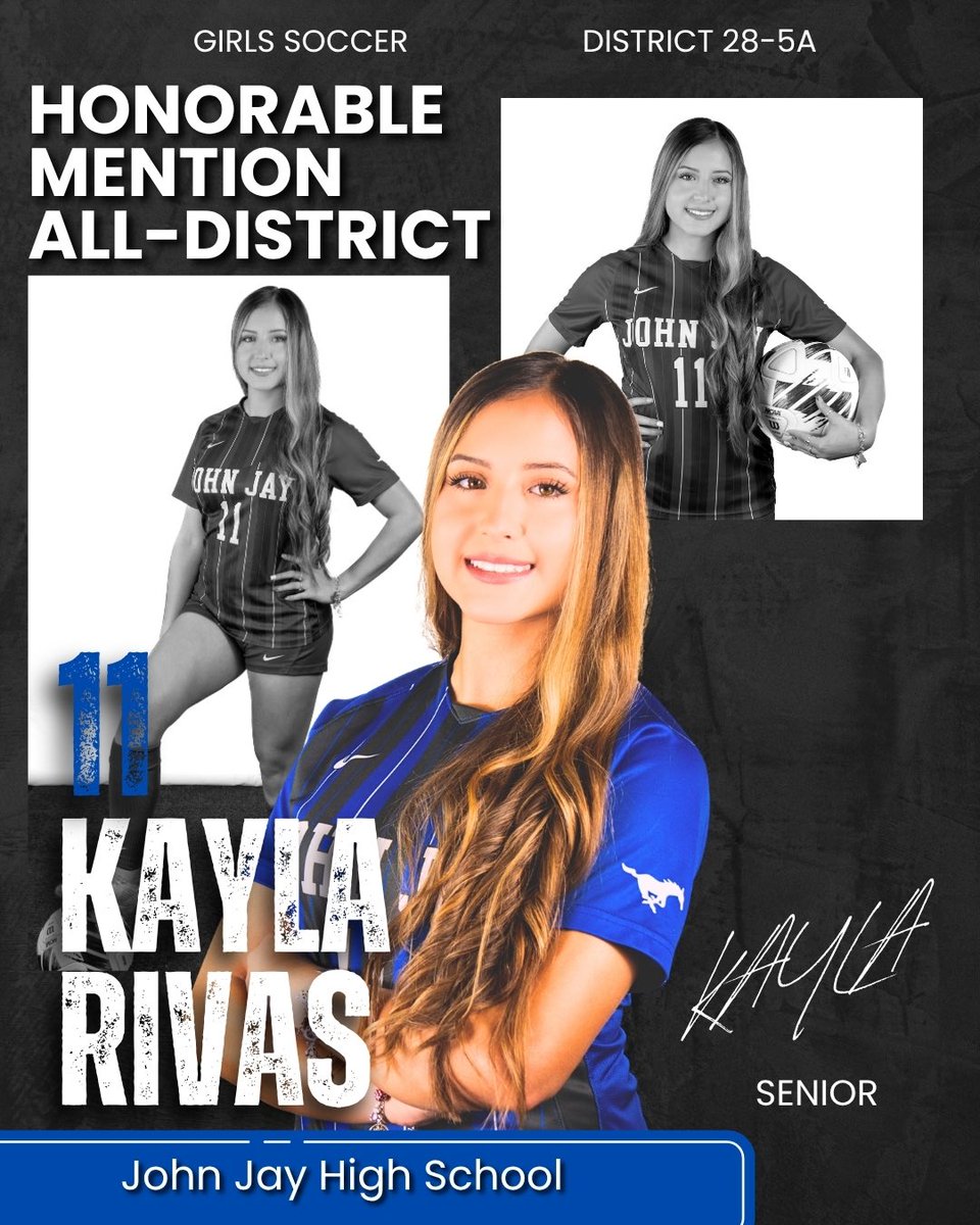 JJStangSoccer's tweet photo. District 28-5A Honorable Selections: These players stepped into their roles this year with full force and never looked back! Couldn’t be more proud of how they played! https://t.co/hqXKJqtOo3