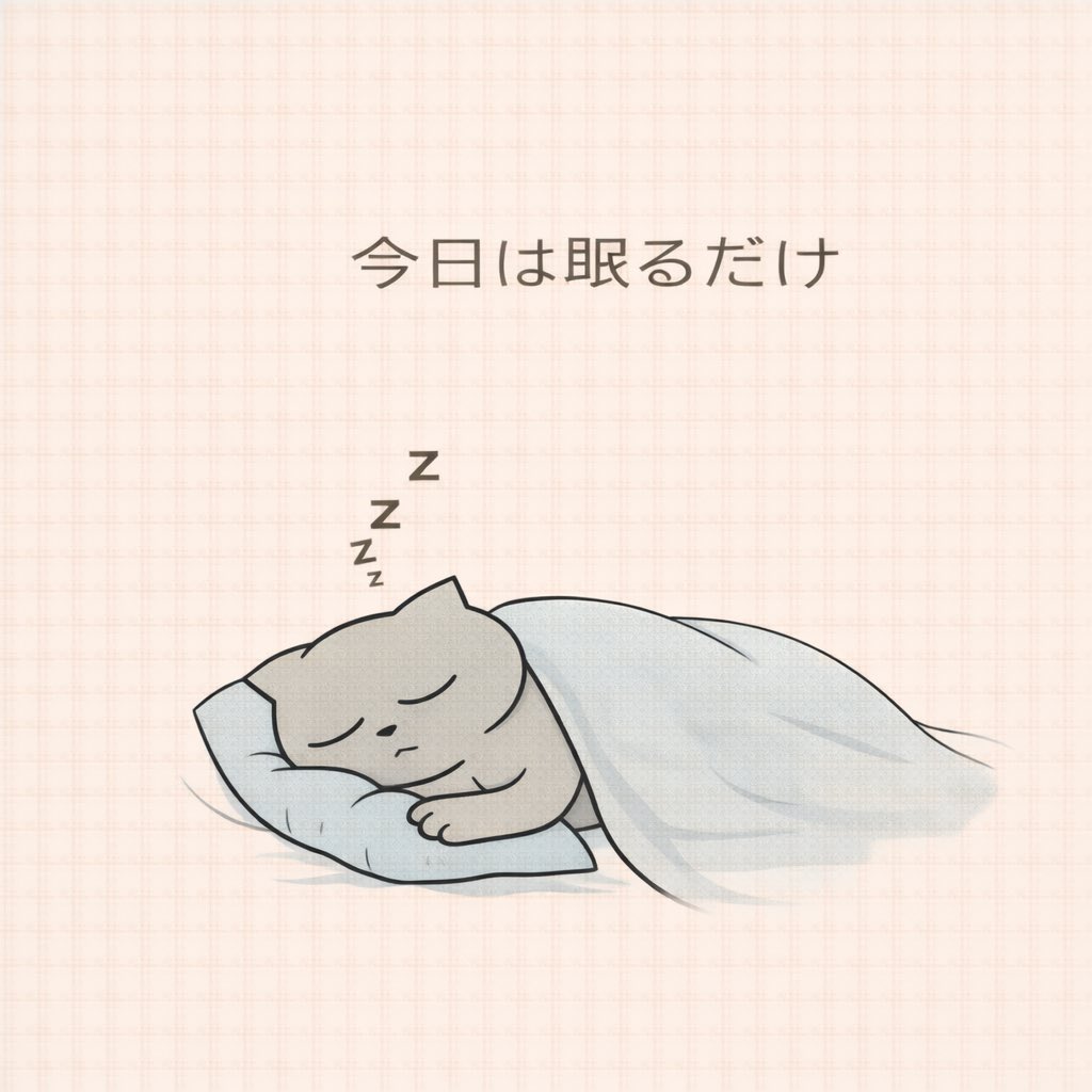 menamenago's tweet photo. 今日は眠るだけ。 https://t.co/KqaaMbdnUD