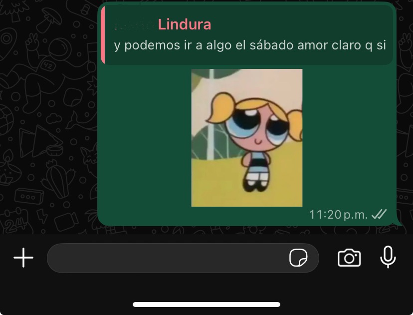 Yo cuando mi amorcito.