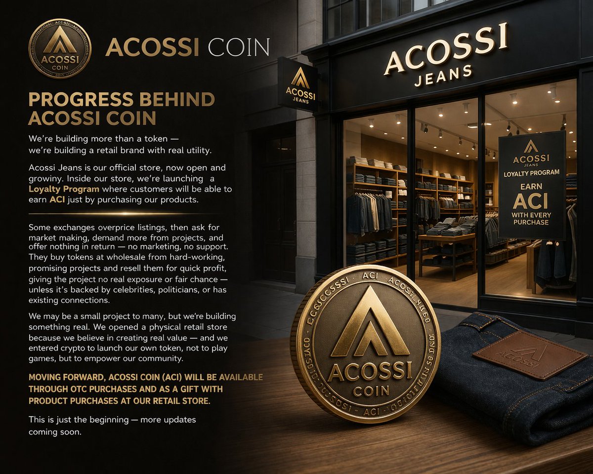 Acossi Coin (ACI) tweet media