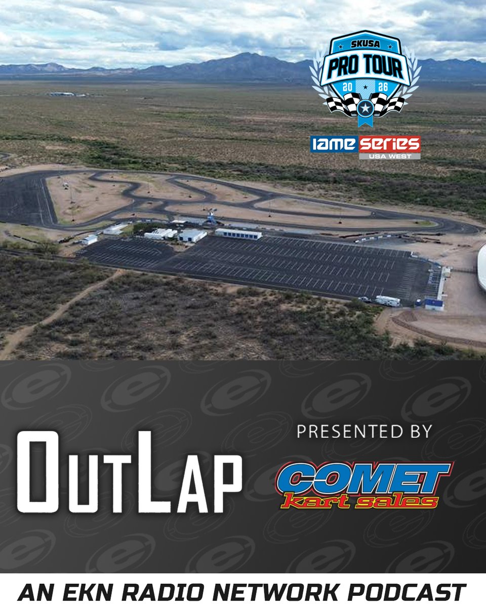 eKartingNews's tweet photo. Download the OutLap preview podcast - presented by Comet Kart Sales - ahead of this weekend's SuperKarts! USA Pro Tour WinterNationals.
https://t.co/gSI2epkR7a
#EKNRadioNetwork #OutLap #SKUSAProTour #WinterNats2026 #karting https://t.co/n1oSGXLJ0R