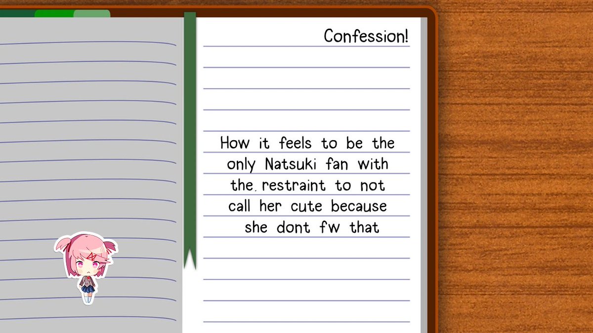 Doki Doki Literature Club Confessions tweet media
