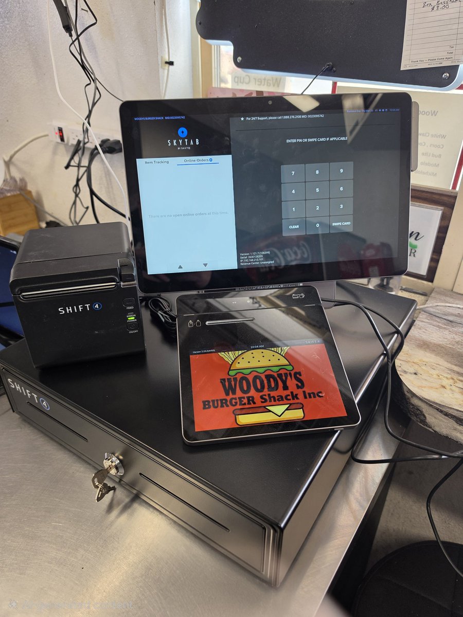 RickyR_Shift4's tweet photo. @Shift4 @SkyTabPOS #Shift4#SkytabPos Woodys Burger Shack in Fallon, NV. https://t.co/X6Tn5NcCO2