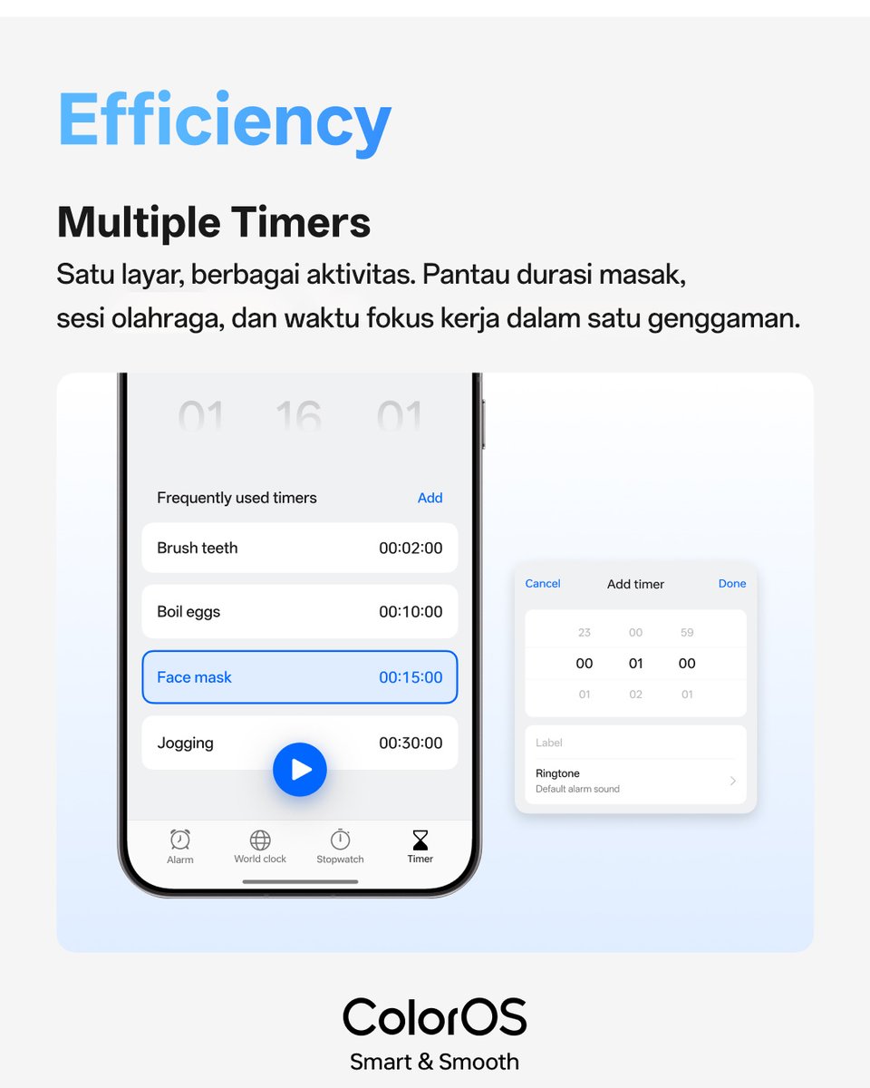 OPPOIndonesia's tweet image. Update terbaru ColorOS di bulan maret📝✅

#OPPOColorOS16 #MoreColorEveryMonth