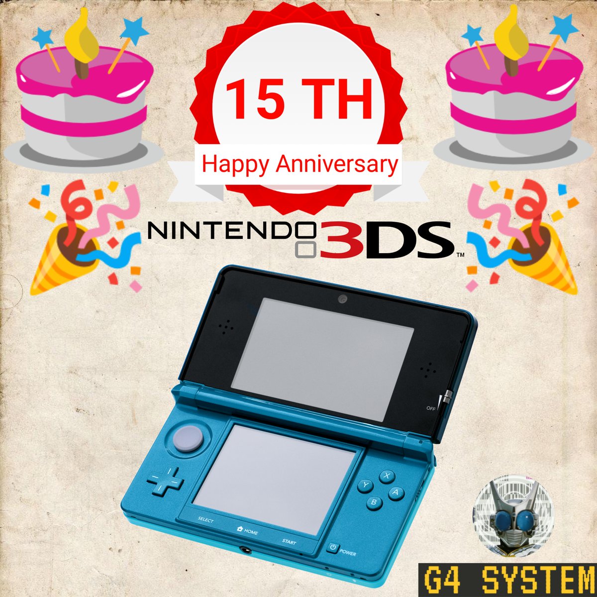 Happy 20th anniversary to Nintendo 3DS in North America 🇨🇦 🇺🇸