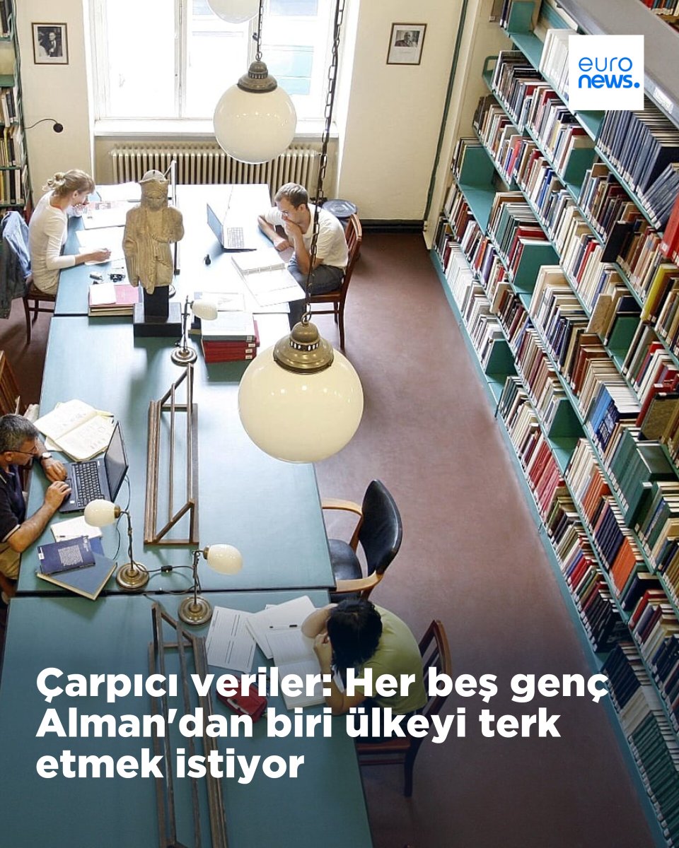 Almanya’da gelecek yok mu? İş, konut, maddi durum: Genç Almanların %20’si daha iyi yaşam için yurtdışını umuyor; 14–29 yaş grubunun %41’i göç etmeye sıcak bakıyor.
➡️ l.euronews.com/VQBU