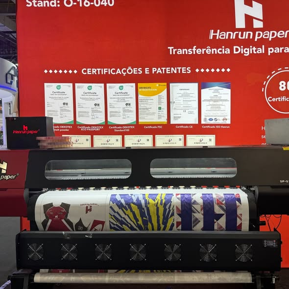 HanrunPaper's tweet photo. The energy in Brazil is incredible!
Meet Hanrun Paper ExpoPrint 2026 
📍 Booth O-16-040
🗓️ Now through March 28
• UV-H301 Desktop Multifunction Printer
• SP-1602 Sublimation Printer
• Super A-808 DTF Printer (with Powder Shaker &amp; XY Automatic Cutter) https://t.co/h0fDLv5sqe