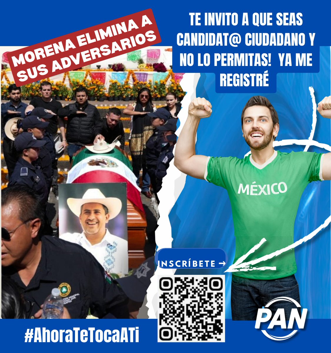 Con un partido que sí me escucha sí me registro
#ElPanMeEscucha
#ArrancaElCambio
#AhoraMeTocaElegir
