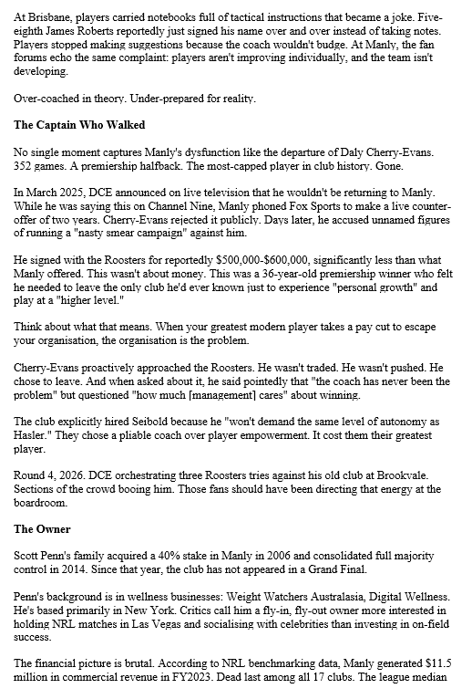 The Brookvale Oracle tweet media