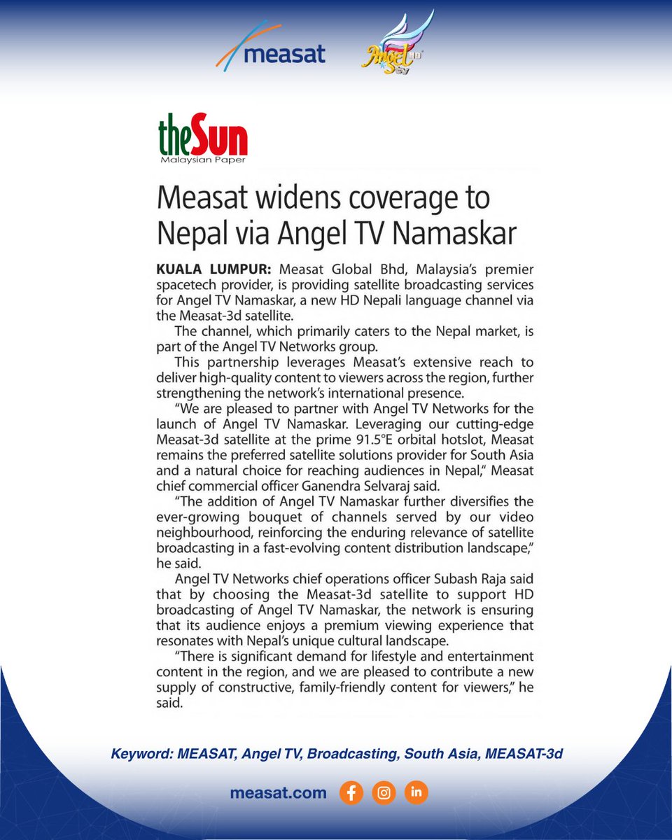 MEASAT GLOBAL BERHAD tweet media