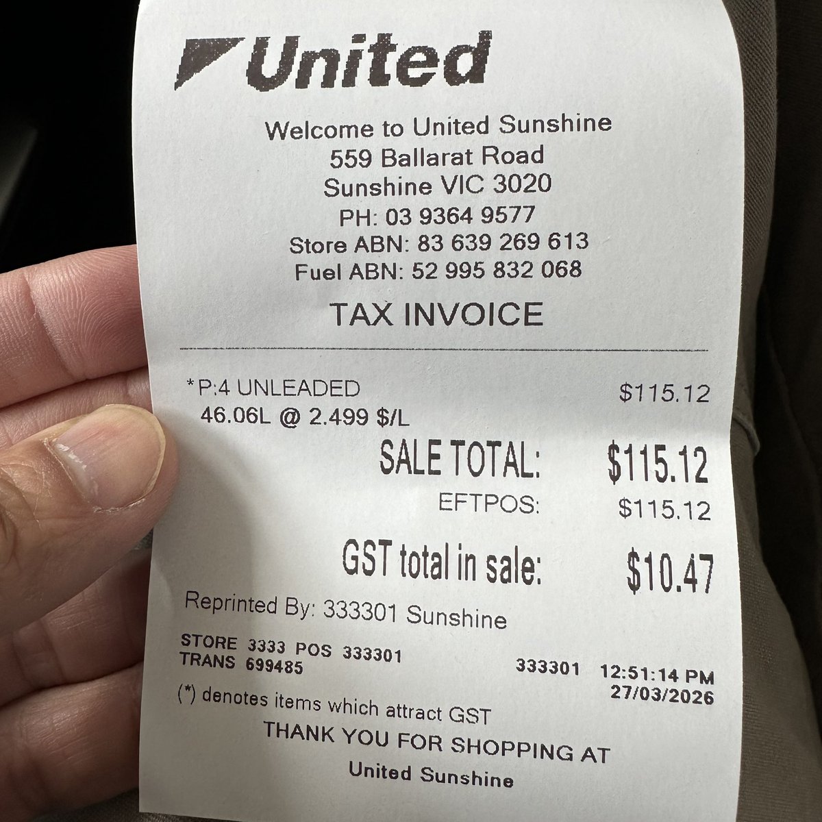 fabXgow's tweet image. GM $2.5/l