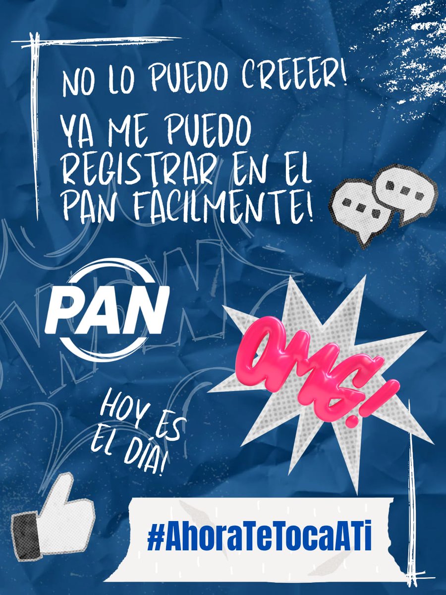 Son sorprendentes los cambios del PAN!
dónde me registro?
#ElPanMeEscucha
#ArrancaElCambio
#AhoraMeTocaElegir