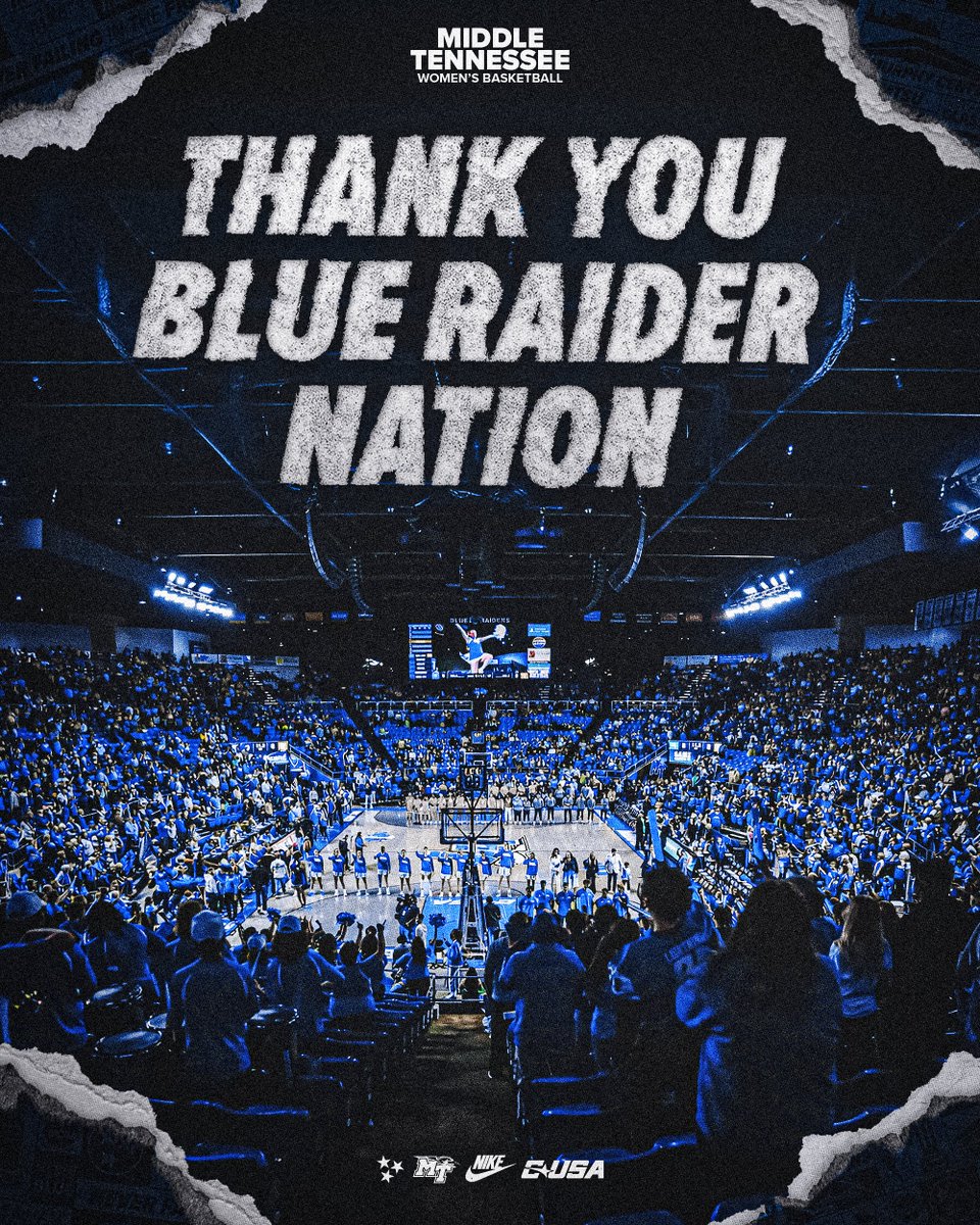 Middle Tennessee Women's Basketball tweet media
