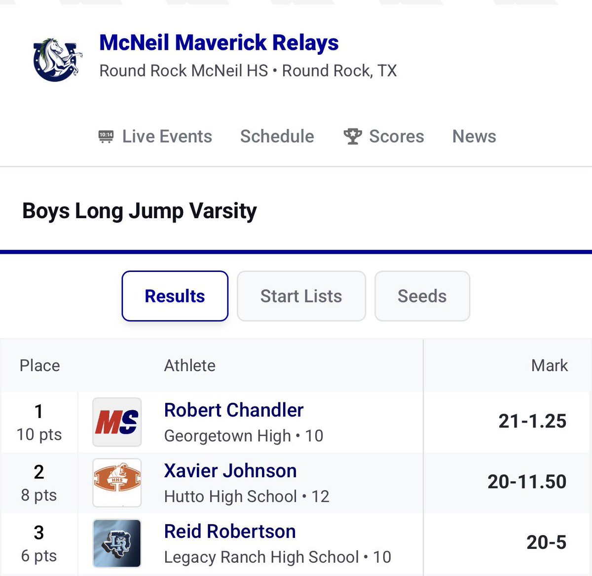 Xavier Johnson '26 tweet media