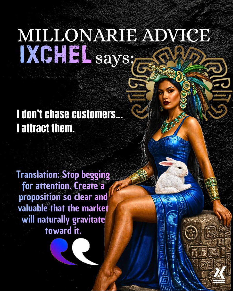 10Xiuhte's tweet image. ixchel dice: en #marketing, la atracción no es casualidad, es estrategia. 

Cuando tu propuesta comunica valor claro, confianza y diferenciación, el mercado responde sin presión.

Deja de competir por atención y empieza a construir percepción. Ajusta tu mensaje.
#empresaria