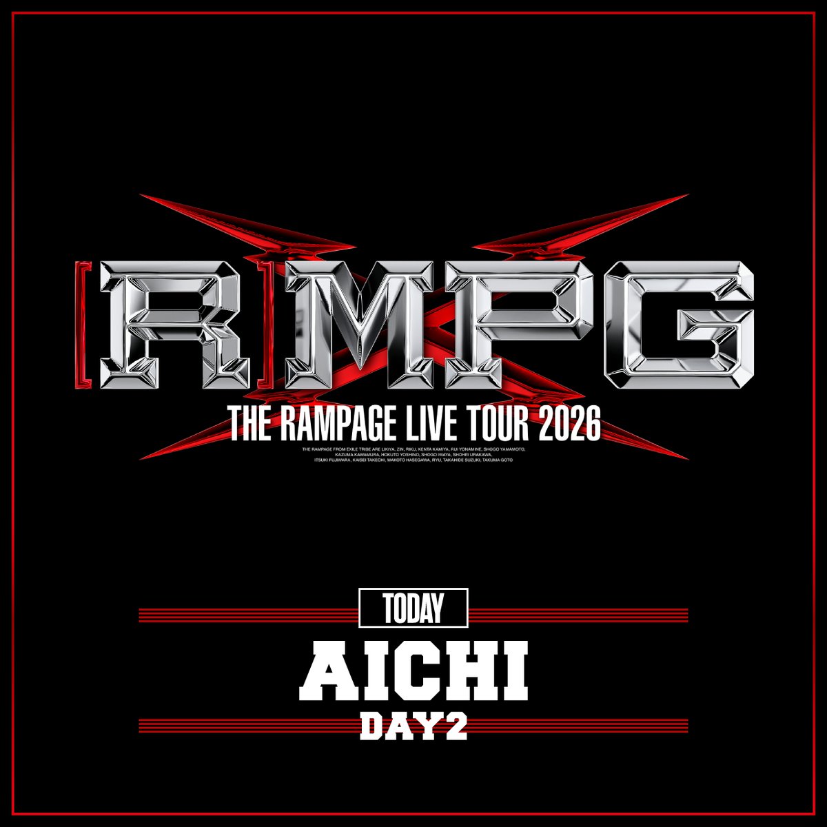 THE RAMPAGE OFFICIAL tweet media