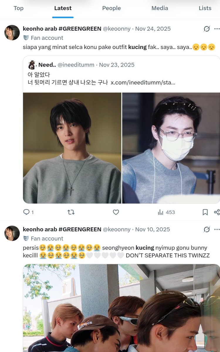 keonho arab #GREENGREEN tweet media