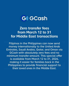 appsgadget's tweet image. Send money abroad—directly from your phone 🌍📱

GCash now supports international transfers to 16 countries

✔ Same-day transfers
✔ Low fees
✔ Real-time tracking
#GCash #Remittance #FintechPH

appsgadget.com/2026/03/gcash-…