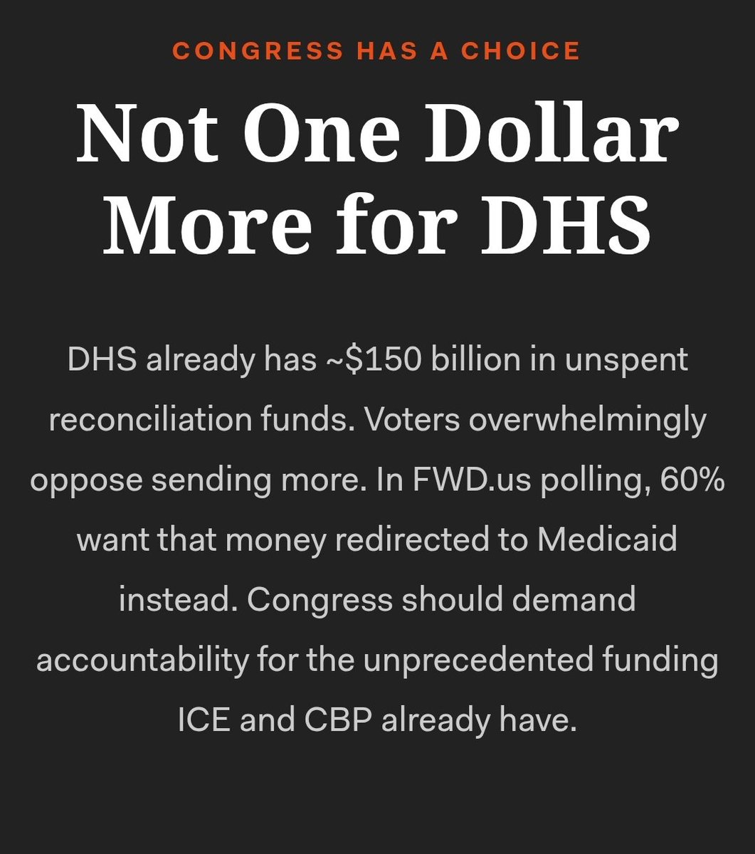 OneDay_FreeLuv's tweet image. This is a lie Mike 🤥

1. DHS is fully funded to 2029.

2. DHS has $150 BILLION in unspent money TODAY.

3. $22 BILLION of that isn't allocated to anything, aka a slush fund. 

Taxpayers, this info is on the government site. Don't be ignorant- do the research.