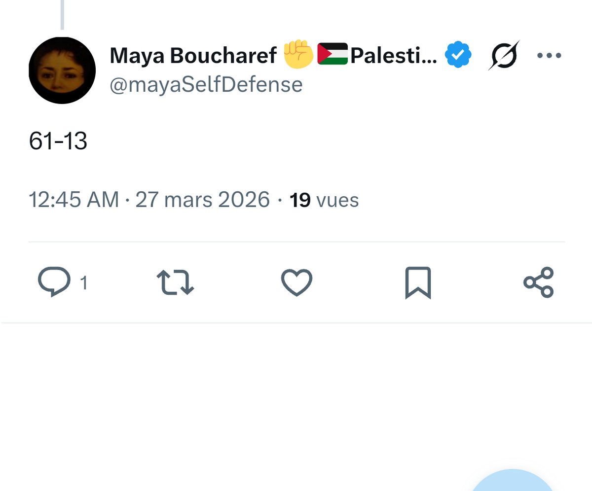 Maya Boucharef ✊🇵🇸PalestineWillBeFree tweet media