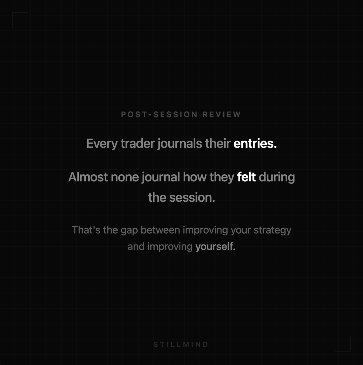 ask_temper's tweet photo. Be honest.

Do you actually need a new strategy?

Or is your mind getting in the way of following the one you already have?

#tradingpsychology #tradingmindset https://t.co/Zwv4dnScy8