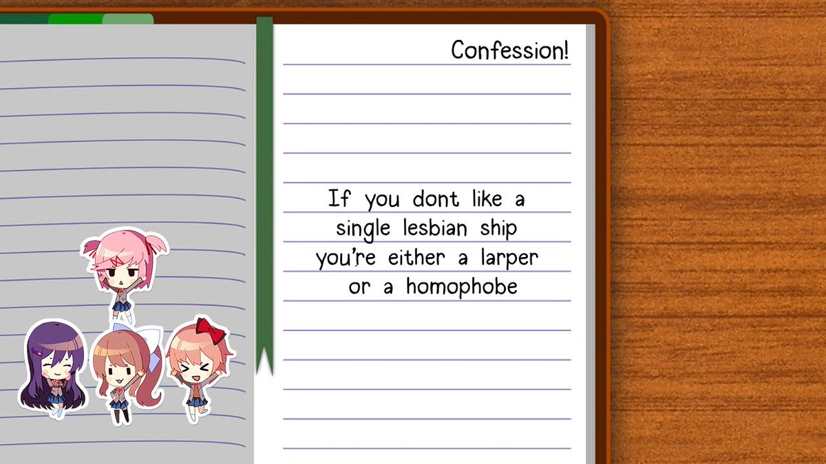 Doki Doki Literature Club Confessions tweet media