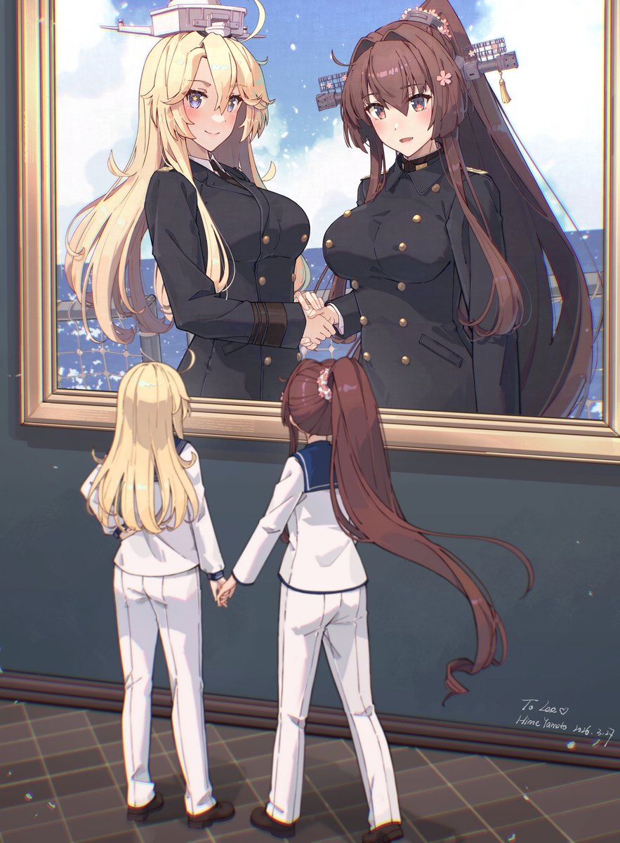 大和 Iowa 
艦これ 