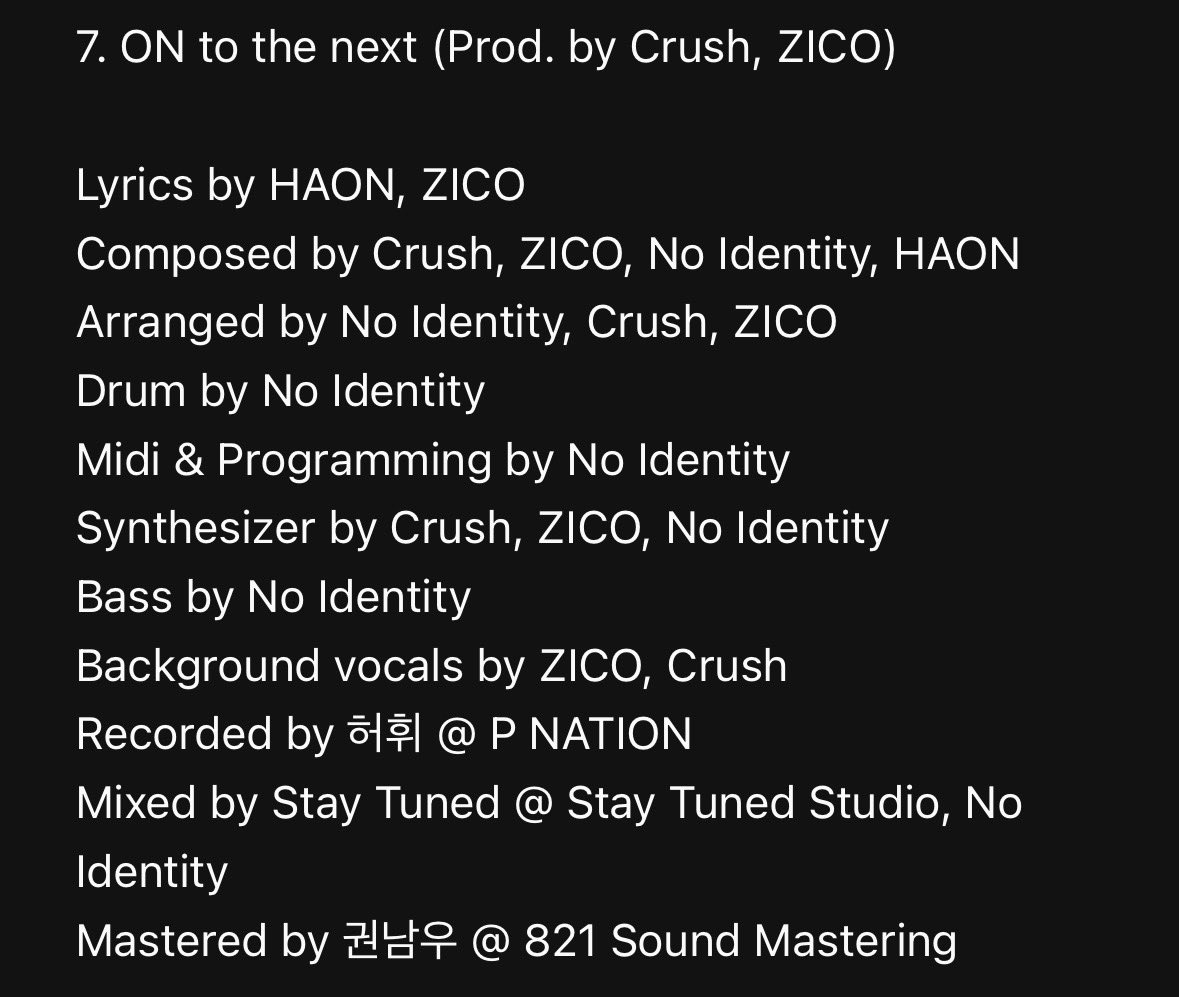 dnwlghO914's tweet photo. 지코님 쿠쿠랑 온투더넥스트는 백보컬도 들어가고 3곡 다 작사도 참여했네 오빠 코생햇어욤🥹🫳🏻🫳🏻🫳🏻 https://t.co/N6FDrcNzrt