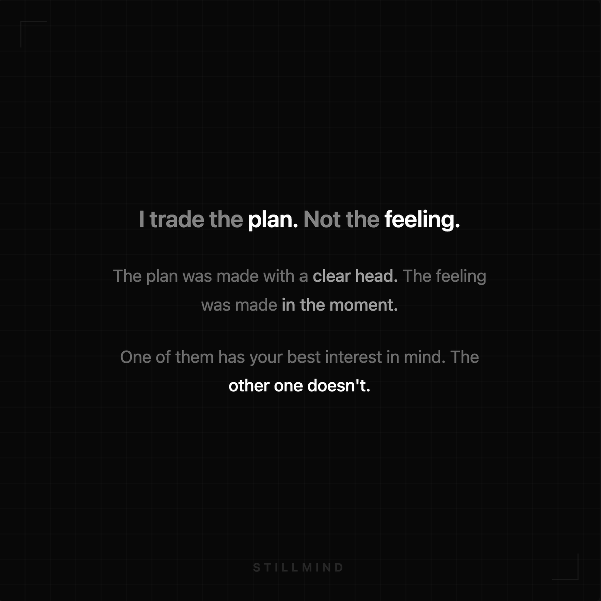 ask_temper's tweet photo. How would your results look if you followed this every single day? 
#tradingpsychology #tradingmindset https://t.co/OQKhxlPcxN