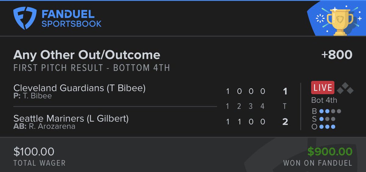 Told the chat I loved Julio &amp; Naylor batter up first pitch in play. 2 pitches &amp; 2 fucking bangers!!!!!  Lets FUCKING GO. No one else is doing this shit 💯💯💯💯💯