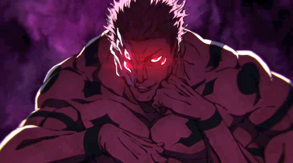 IcarusStar1's tweet photo. bit of a hot take but this is genuinely the UGLIEST sukuna has ever looked I'm not sorry https://t.co/3R3VunAsUa