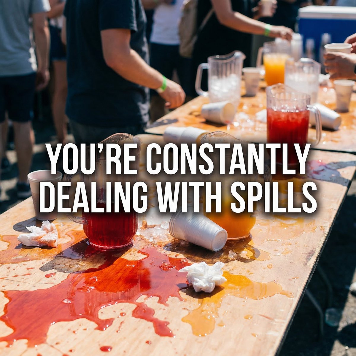 BeverageBins's tweet image. One minute it’s clean…
Next minute—melting ice, straws everywhere, liquid waste overflowing.

👉 See how it works: beveragebins.com

#beveragebin #barsetup #restaurantlife #bartenderlife #eventsetup #wastemanagement #hospitality #youdrinkwedispose