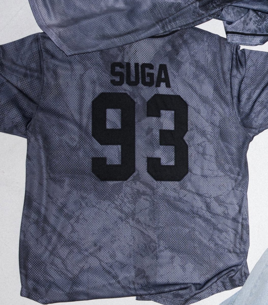 SUGA 93 jersey for #ARIRANG_Tour !!!! yall get ready to get into