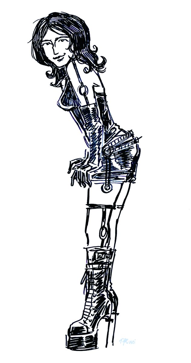 do you guys think her heels are nine inches tall… #nineinchnails