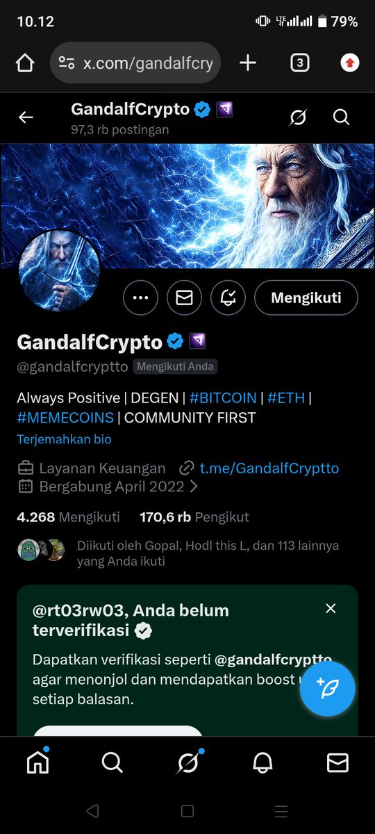rt03rw03's tweet photo. @gandalfcryptto @USMR152040 Thanks sir 🥳 https://t.co/bXWDOmmWLL