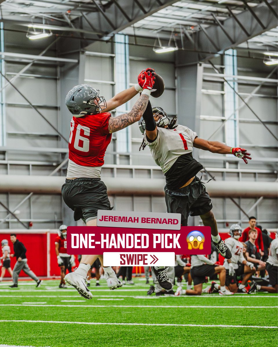 WSUCougarFB's tweet photo. OKAY JB @jerem1ahbernard 

#GoCougs | #MadeOfCrimskn https://t.co/JLGcVVWL3n