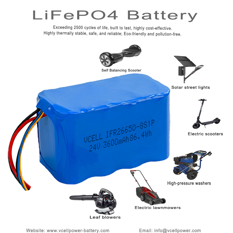 🔋 Vcell 24v 3600mAh LiFePO4 battery, 2500+ times cycle life, built to last, factory direct sale, highly cost-effective. 
👉 DM us for inquiries today!

#lifepo4battery #24vbattery #batterymanufacturer #Electricscooters #solarstreetlights #AGVs #electriclawnmowers #leafblowers