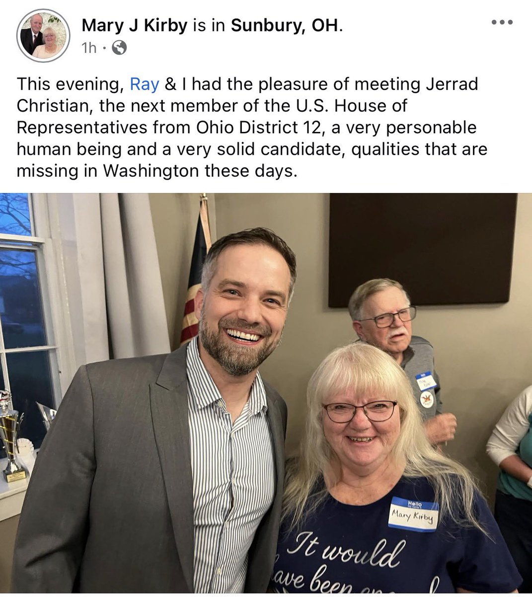 Jerrad Christian for Congress tweet media