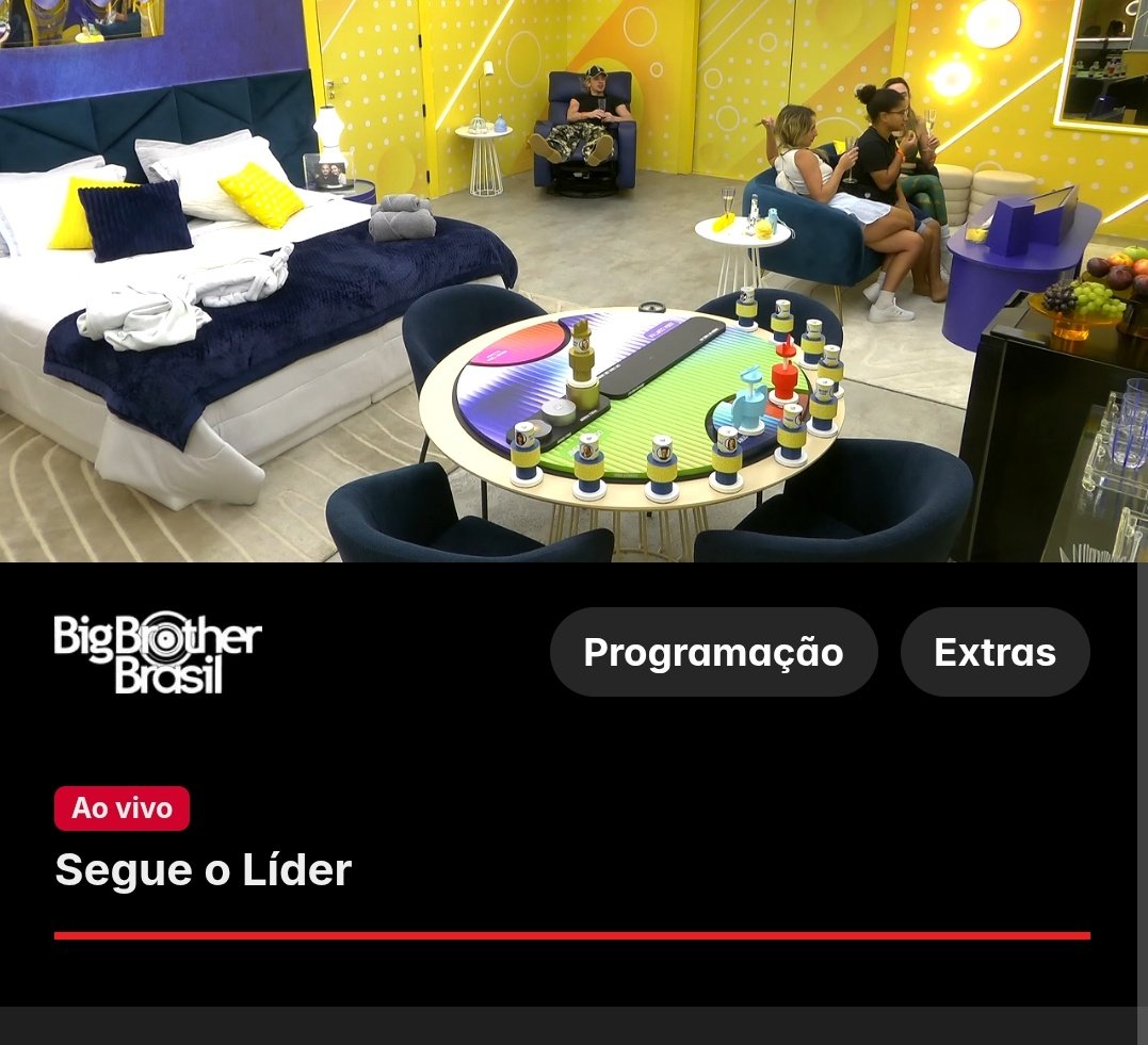 É a primeira vez que uso essa tela no <a href="/globoplay/">globoplay</a>. #BBB26