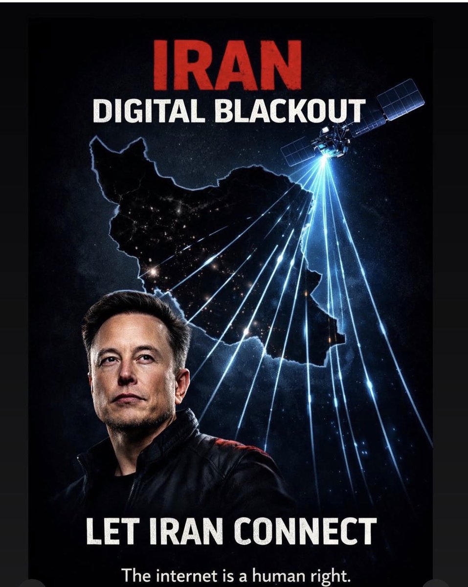 Gita1007's tweet photo. @elonmusk Please go down in history by helping the people of Iran get reconnected to the internet #DigitalBlackOutİran #rezapahlaviforiran https://t.co/vciSQVeb6w