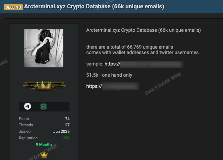 Dark Web Intelligence tweet media