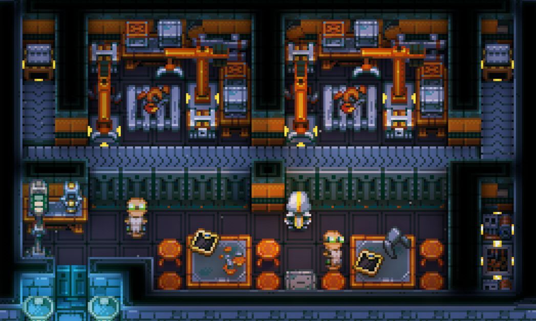 CoreKeeperJP's tweet image. Discordメンバー、タモチさんが『空虚と電流』で実装されたおしゃれアイテムと素材を使って素敵な部屋を作ってくれました！ #コアキーパー #FanArtFriday