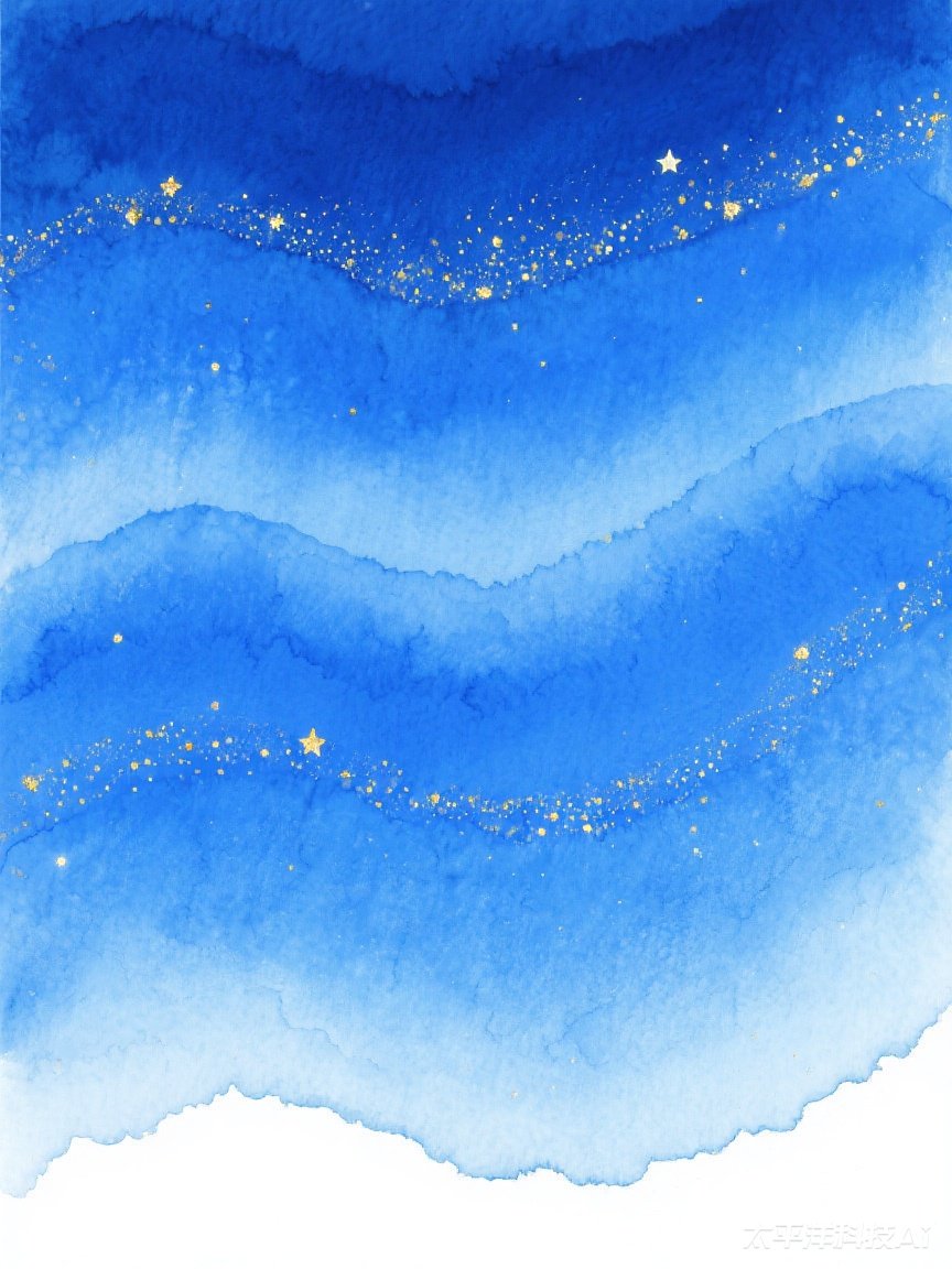 TomRithy's tweet photo. "Wander through a watercolor dream—soft blues blend with sunset gold, each brushstroke breathing quiet magic. #ArtMoments #ColorWhispers" https://t.co/lRwJnj9IXV
