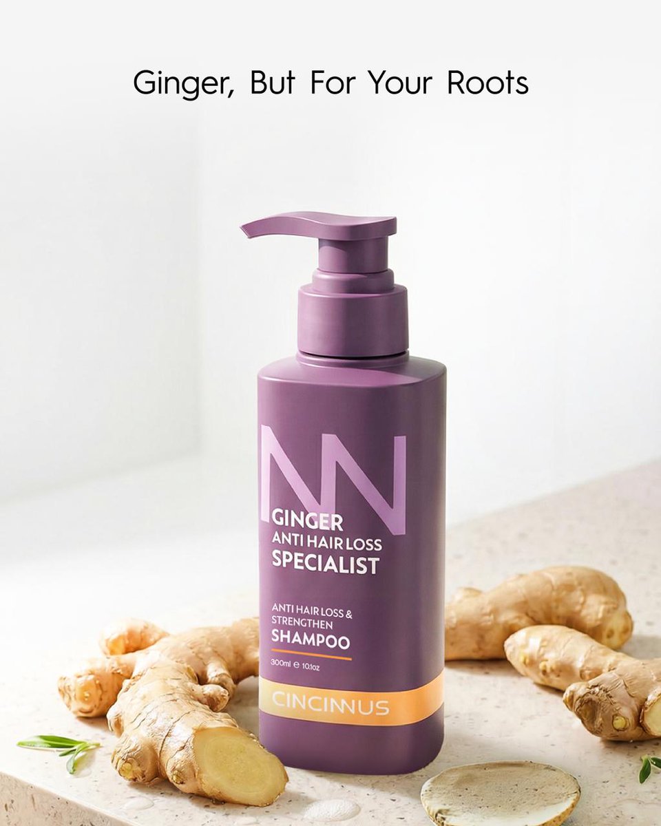 cincinnuscare's tweet photo. Hair fall isn’t normal it’s a sign your hair needs better care.

Power your routine with Ginger. 🌿
Stronger roots. Less breakage. Healthier hair.

Shop now: https://t.co/U2rKeMzEsp

#CINCINNUS #GingerShampoo #HairCare #HairFallControl #StrongHair #ScalpCare https://t.co/Co3gBbuzjn