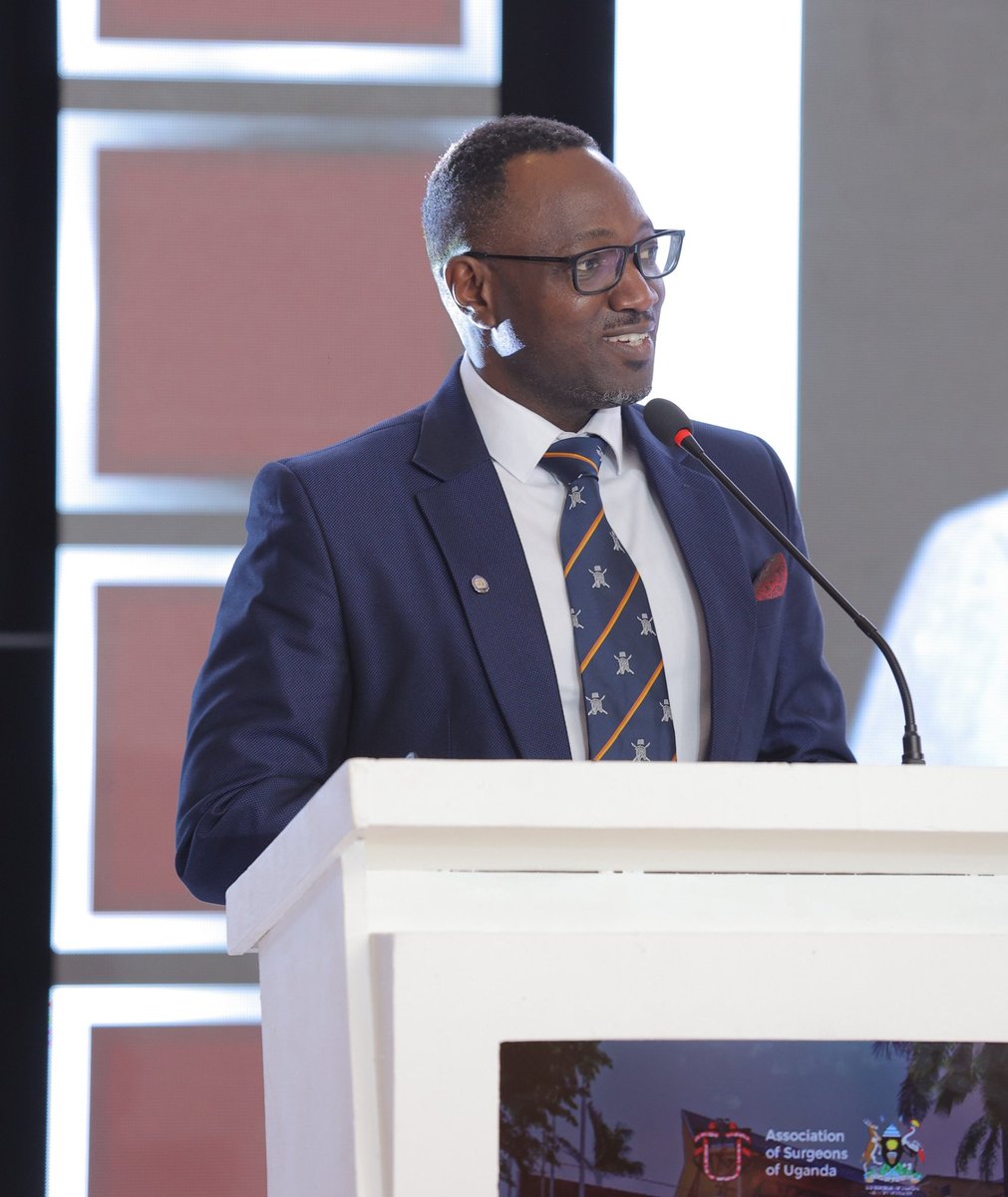 ASOU_Official's tweet photo. A legacy honored. A future challenged. 📍
It was a profound honor as Dr. Francis Basimbe (Chair of Surgery @NsambyaHospital, @umu_nkozi introduced the distinguished Prof. Francis Omaswa Director ACHEST, distinguished surgeon & academician for the Prof. Ignatius Kakande Memorial Lecture.
Prof. Omaswa shared a deeply personal tribute to the late Prof. Kakande (1942–2025), reflecting on a friendship that began at St. Mary’s College Kisubi  and spanned through medical school into legendary surgical careers.
The lecture, “The Global HWF Crisis: Implications for ASOU,” served as a clarion call. Prof. Omaswa reminded us that health is not a consumptive expense, but a driver of economic growth. 
From addressing the migration of our health workforce to the "Triangle that moves the mountain" (Knowledge, Social Mobilization, and Political Involvement), the message was clear: Surgeons must lead.
"Unless we collectively feel the pain and shame of our condition, we will not have the commitment to take action."
Rest in Power, Prof. Ignatius Kakande. 
#SurgeryUganda #GlobalHealth #MedicalMentorship #ASOUCONF2026  #HealthEquity #IgnatiusKakandeMemorial