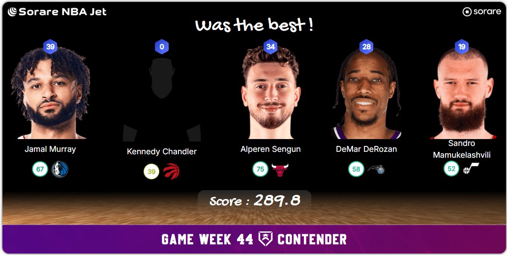 5MajeurSorareNBA tweet media